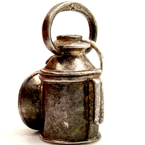 Vintage 925 Sterling Silver Port Lantern Charm CA27-17
