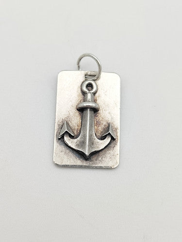 Vintage 925 Sterling Silver Anchor Charm CA18-7