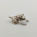 Vintage 925 Sterling Silver Frog Charm CA19-14