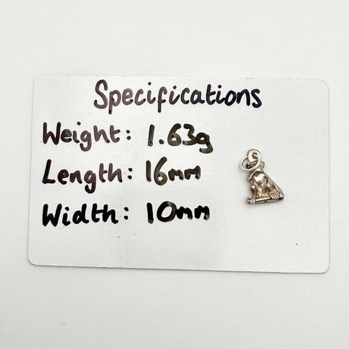 Vintage 925 Sterling Silver Speak No Evil Charm CA19-52