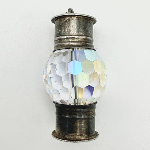 Vintage 925 Sterling Silver Lantern Charm CA23-24