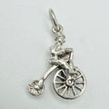 Vintage 925 Sterling Silver Penny-Farthing Charm CA24-4