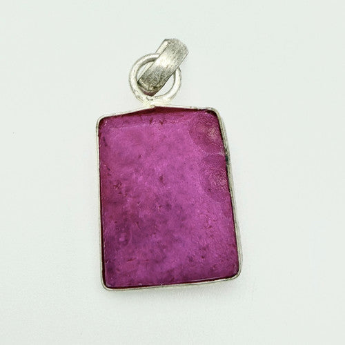 Vintage 925 Sterling Silver Dichroic Glass Pendant PAT116