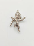 Vintage 925 Sterling Silver Cupid Charm CA18-3
