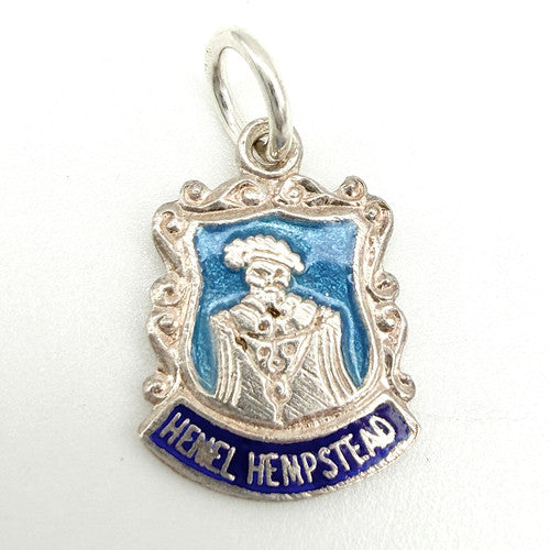 Vintage 925 Sterling Silver Hemel Hempstead Charm CA26-27
