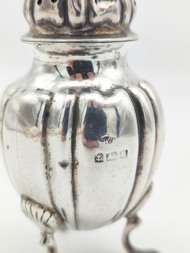 Vintage 925 Sterling Silver Salt Pepper Shaker LOH7