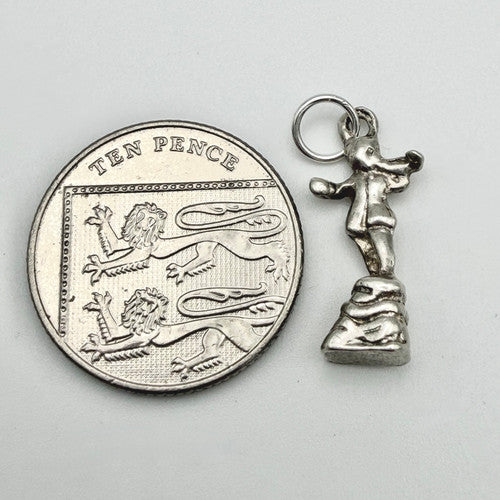 Vintage 925 Sterling Silver Pied Piper Charm CA21-23