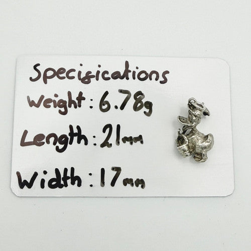Vintage 925 Sterling Silver Donald Duck Charm CA24-68