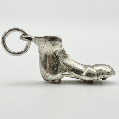 Vintage 925 Sterling Silver Football Boot Charm CA24-28