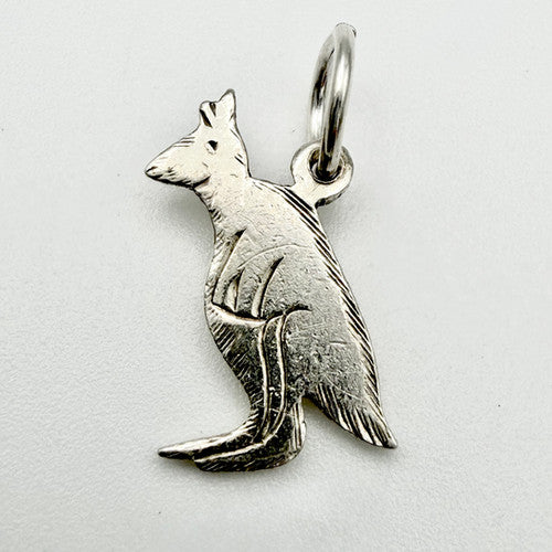 Vintage 925 Sterling Silver Kangaroo Charm CA20-43