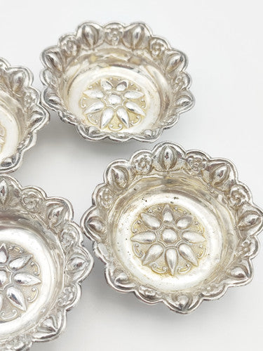 Vintage 925 Sterling Silver Tealight Holders LOH9