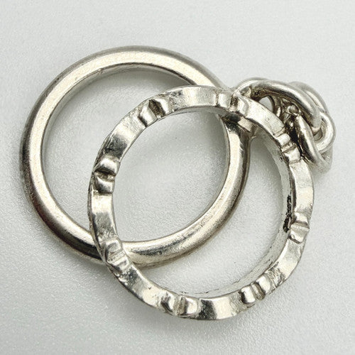 Vintage 925 Sterling Silver Rings Charm CA22-37