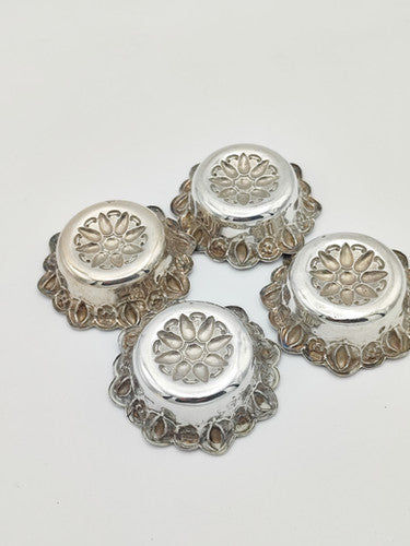Vintage 925 Sterling Silver Tealight Holders LOH9
