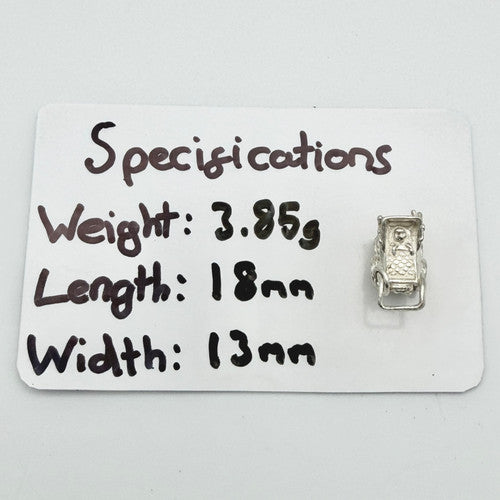 Vintage 925 Sterling Silver Pram Charm CA22-23