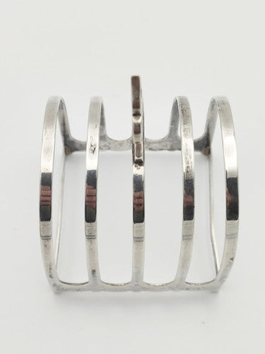 Vintage 925 Sterling Silver Toast Rack LOH1