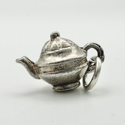 Vintage 925 Sterling Silver Teapot Charm CA21-15