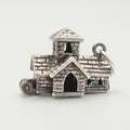 Vintage 925 Sterling Silver Wedding Chapel Charm CA21-54