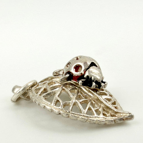 Vintage 925 Sterling Silver NUVO Ladybird Charm CA28-20