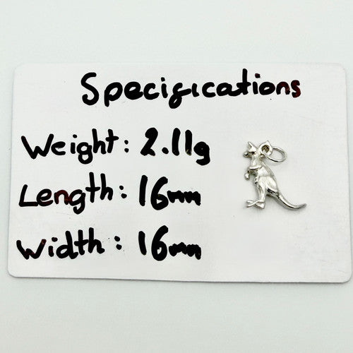 Vintage 925 Sterling Silver Kangaroo Charm CA20-42
