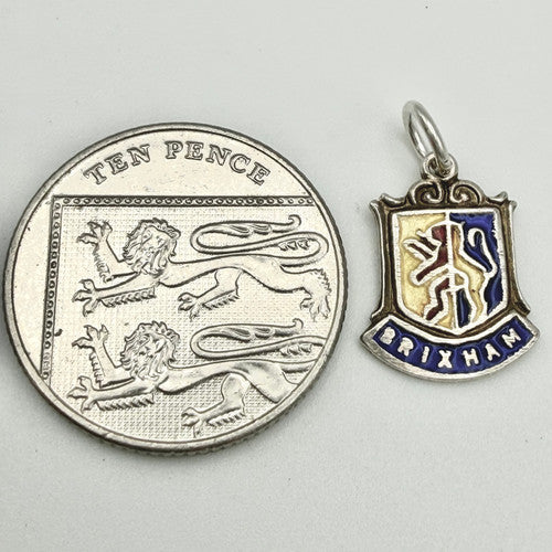 Vintage 925 Sterling Silver Brixham Travel Charm CA24-8