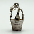 Vintage 925 Sterling Silver Champagne Bucket Charm CA19-71