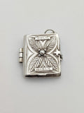 Vintage 925 Sterling Silver Bible Charm CA17-70