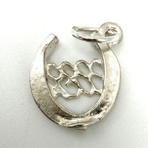 Vintage 925 Sterling Silver Good Luck Horseshoe Charm CA27-31