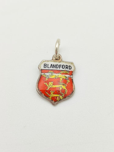 Vintage 925 Sterling Silver Blandford Travel Charm CA13-109