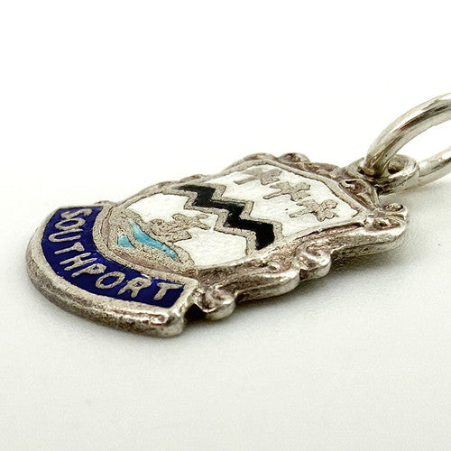 Vintage 925 Sterling Silver Southport Travel Charm CA26-28