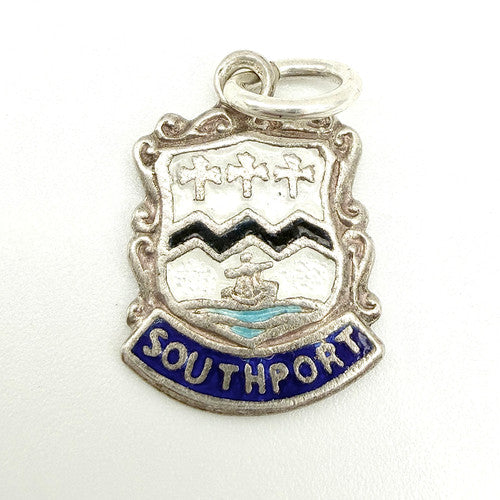 Vintage 925 Sterling Silver Southport Travel Charm CA26-28