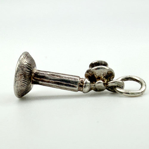 Vintage 925 Sterling Silver Telephone Charm CA28-10