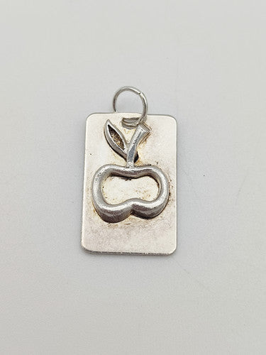 Vintage 925 Sterling Silver Apple Charm CA18-8