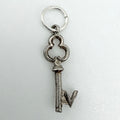 Vintage 925 Sterling Silver Letter V Key Charm CA29-17