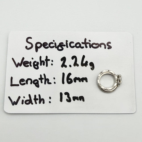 Vintage 925 Sterling Silver Rings Charm CA22-37