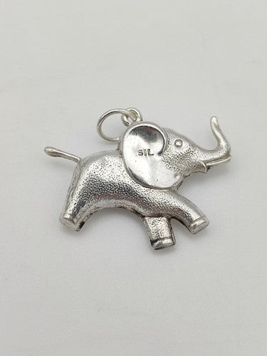Vintage 925 Sterling Silver Elephant Charm CA17-7