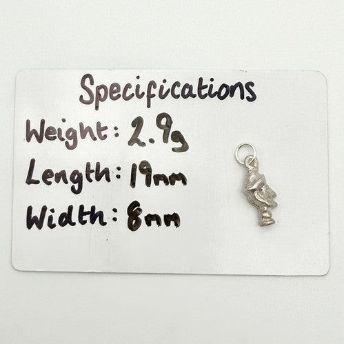 Vintage 925 Sterling Silver Jester Charm CA19-53