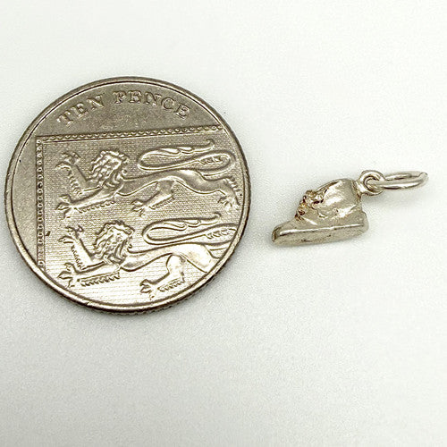 Vintage 925 Sterling Silver Baby Shoe Charm CA26-5