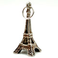 Vintage 925 Sterling Silver Eiffel Tower Charm CA27-43