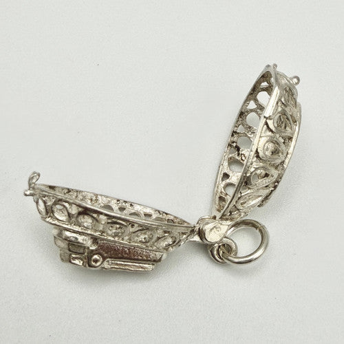 Vintage 925 Sterling Silver Desk Lighter Charm CA24-12