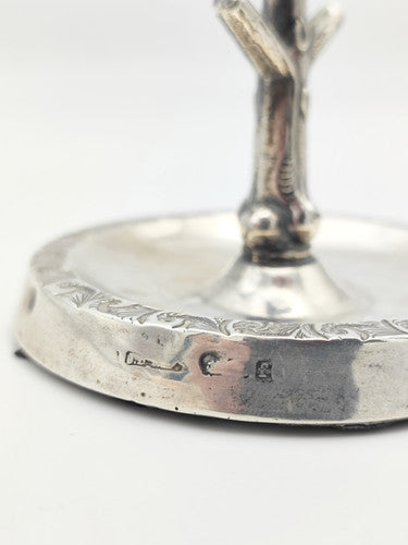Vintage 925 Sterling Silver Ring Tree LOH4