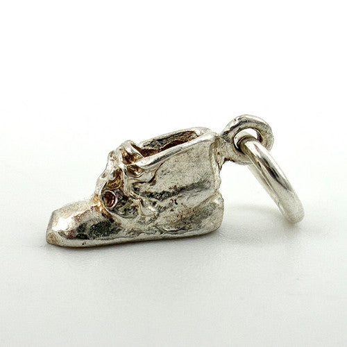 Vintage 925 Sterling Silver Baby Shoe Charm CA26-5