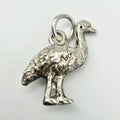 Vintage 925 Sterling Silver Ostrich Emu Charm CA24-7