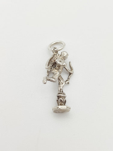 Vintage 925 Sterling Silver Cupid Charm CA13-57
