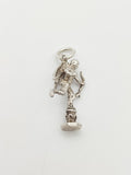 Vintage 925 Sterling Silver Cupid Charm CA13-57