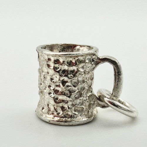 Vintage 925 Sterling Silver Tankard Charm CA22-99
