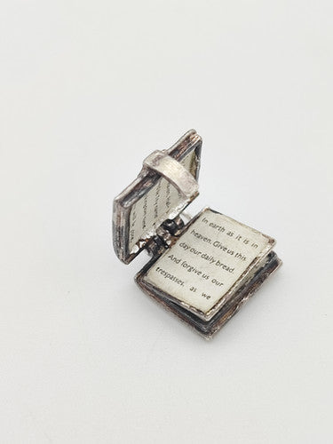 Vintage 925 Sterling Silver Nuvo Bible Charm CA18-75