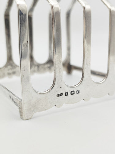 Vintage 925 Sterling Silver Toast Rack LOH2