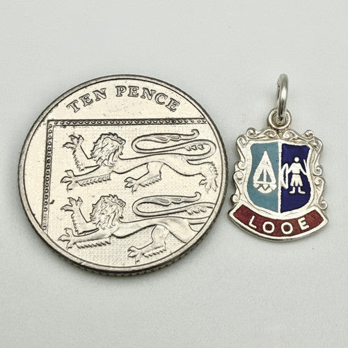 Vintage 925 Sterling Silver Looe Travel Charm CA22-30