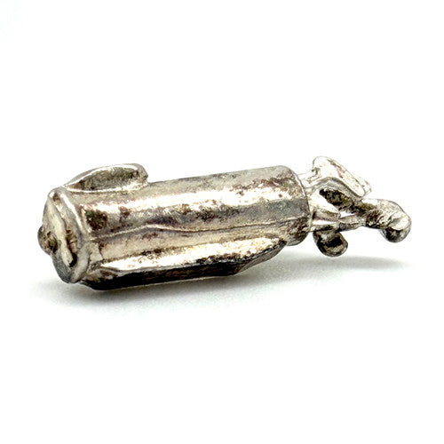 Vintage 925 Sterling Silver Golf Clubs Bag Charm CA27-20