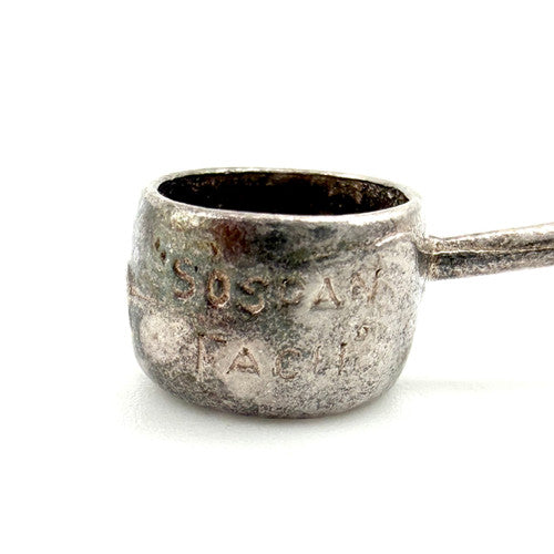 Vintage 925 Sterling Silver Sosban Fach Charm CA27-37